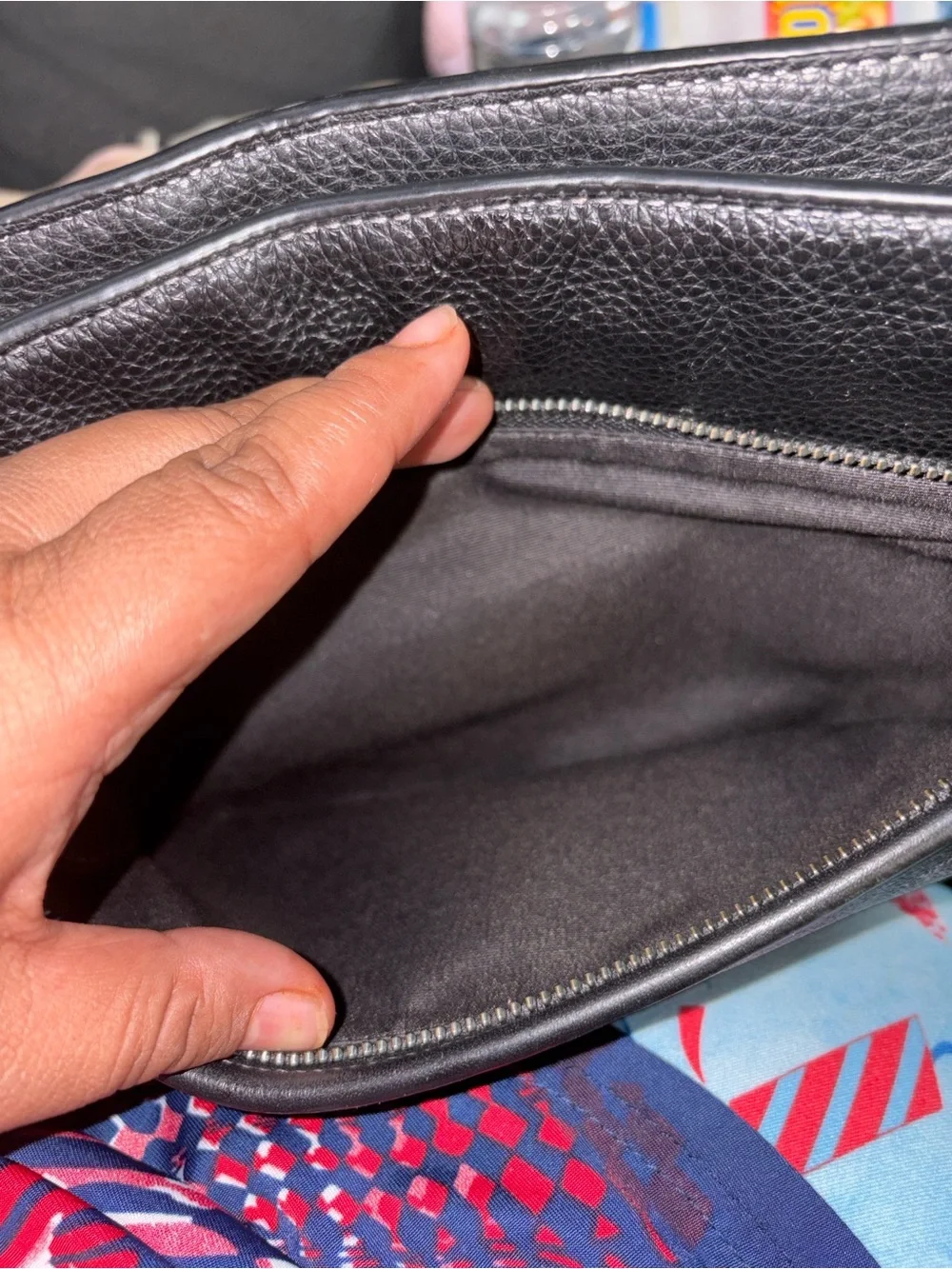 Coach Black Signature Messenger Crossbody Bag